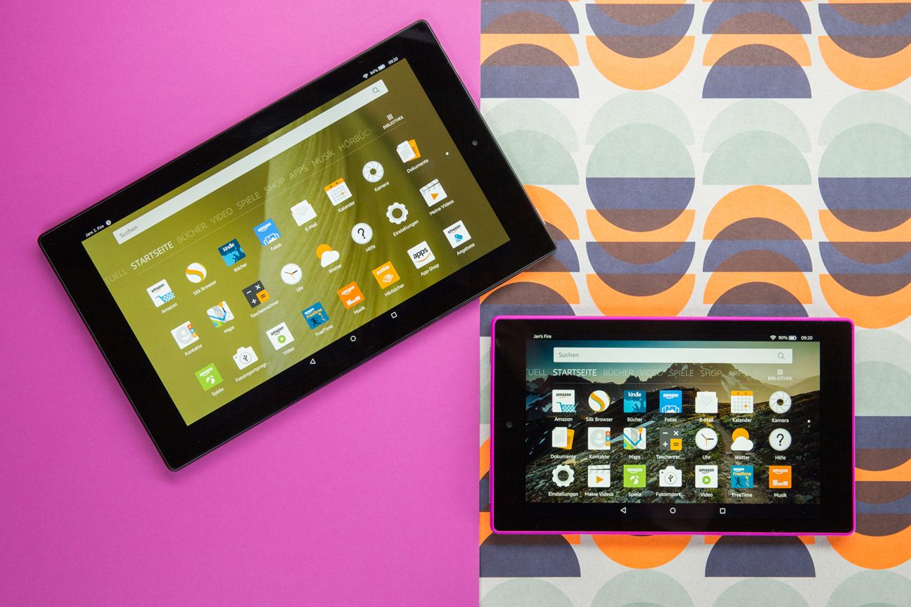 Amazon Fire HD 8 und Fire HD 10: Das gleiche Tablet in zwei Größen.