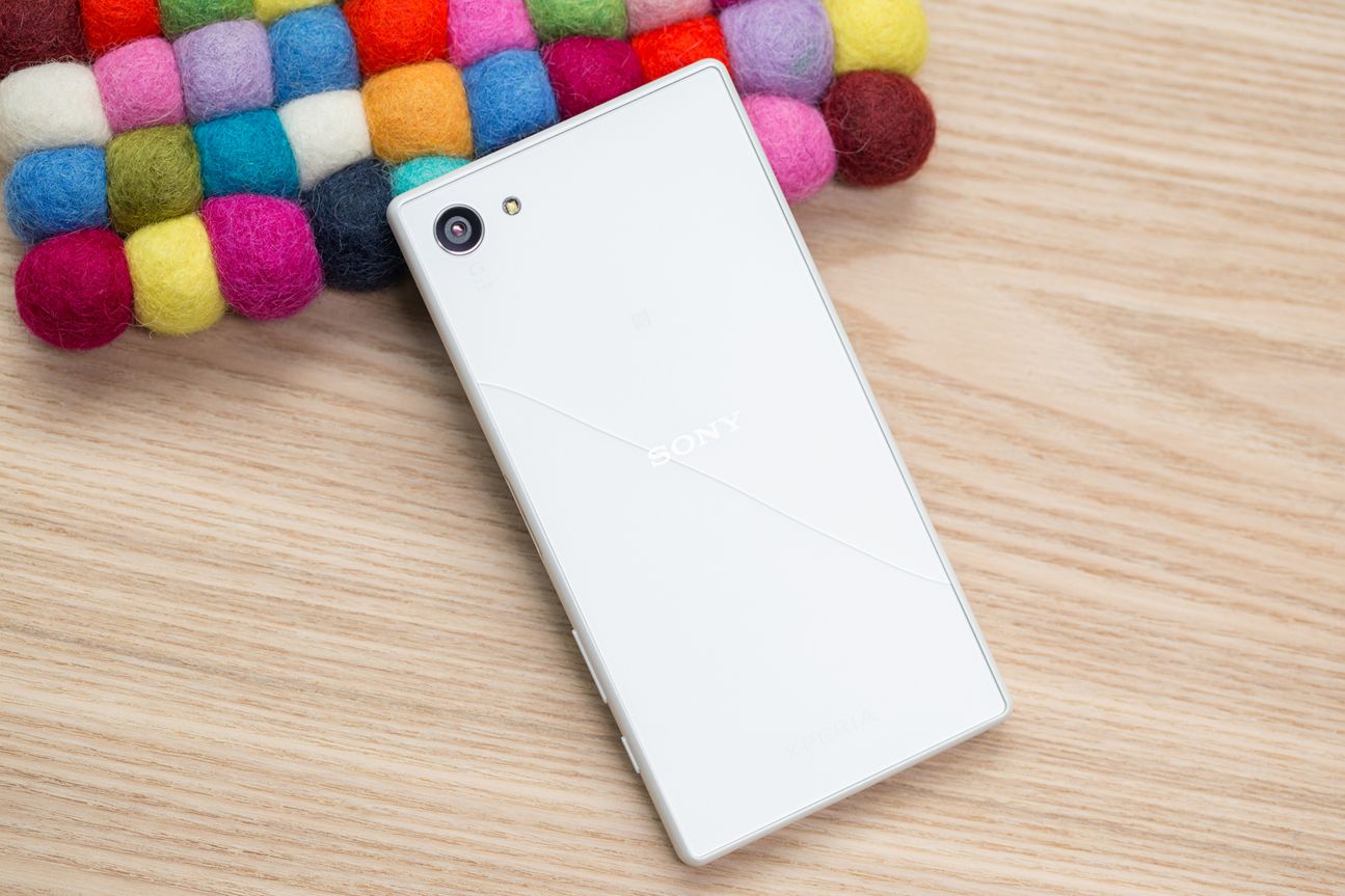 Sony Xperia Z5 compact: Glas kann brechen.