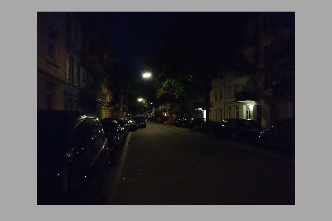 Sony Xperia Z5 compact Nacht-Strasse