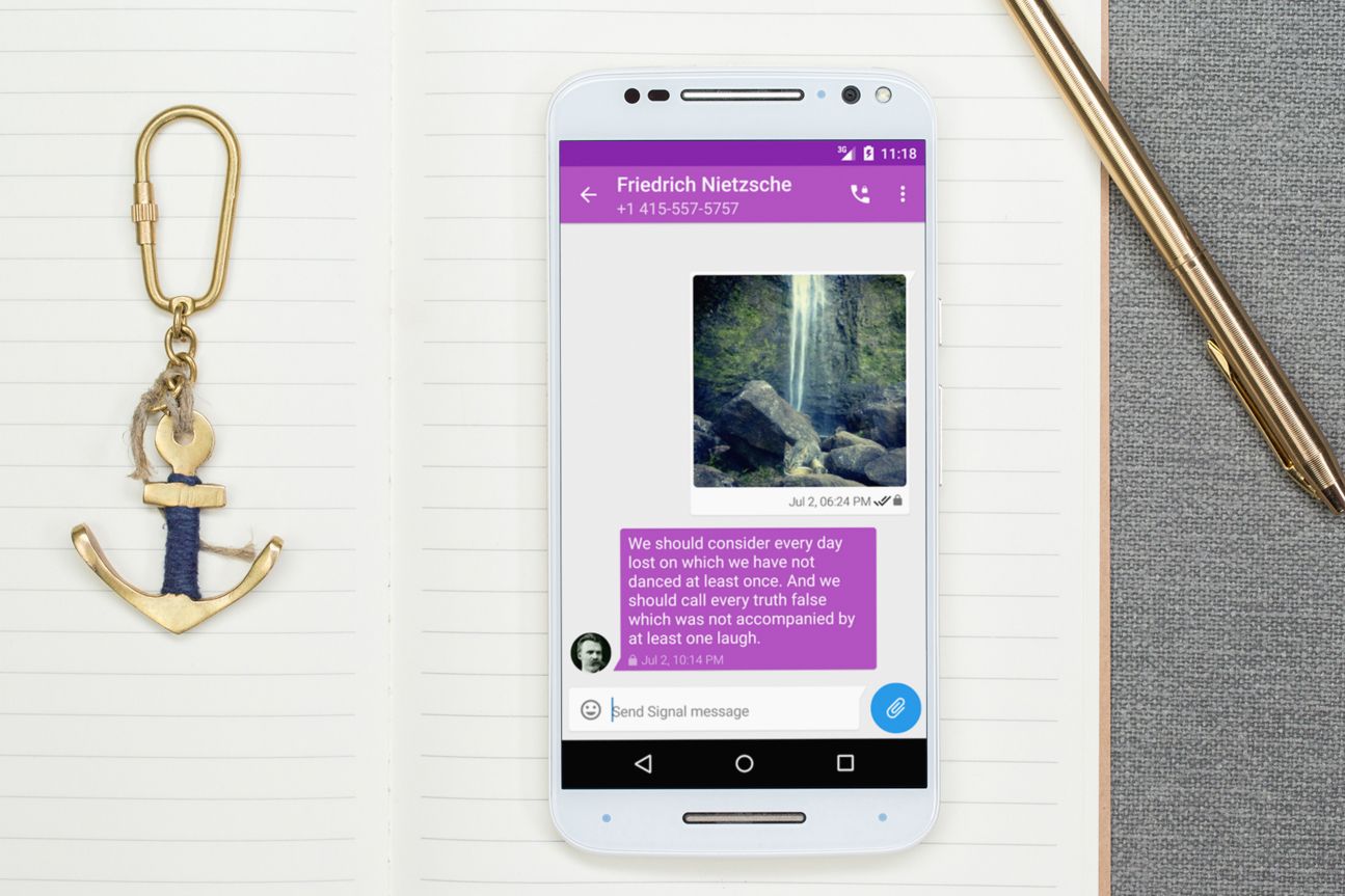 Signal App Motorola Moto X Style