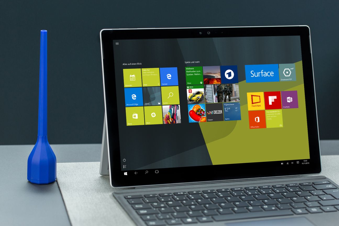 Surface Pro 4: Microsofts neues Tablet punktet vor allem mit Windows 10.