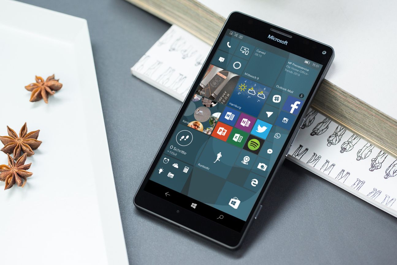 Eine Woche mit Windows 10 Mobile: Mein Startbildschirm.