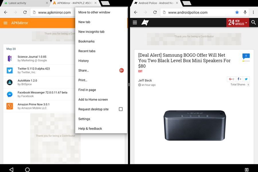 Chrome Android N AndroidPolice