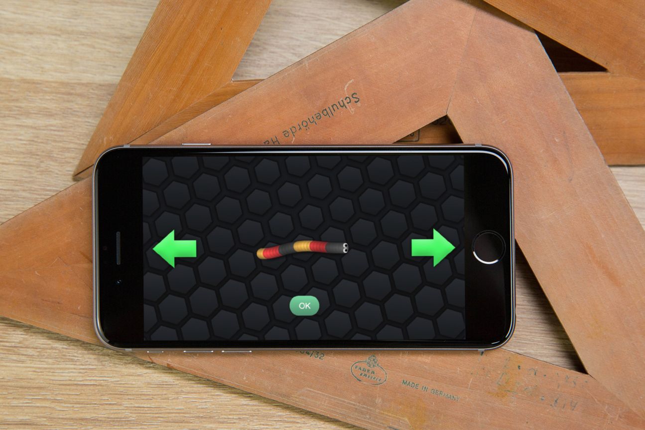 iPhone 6, slither.io