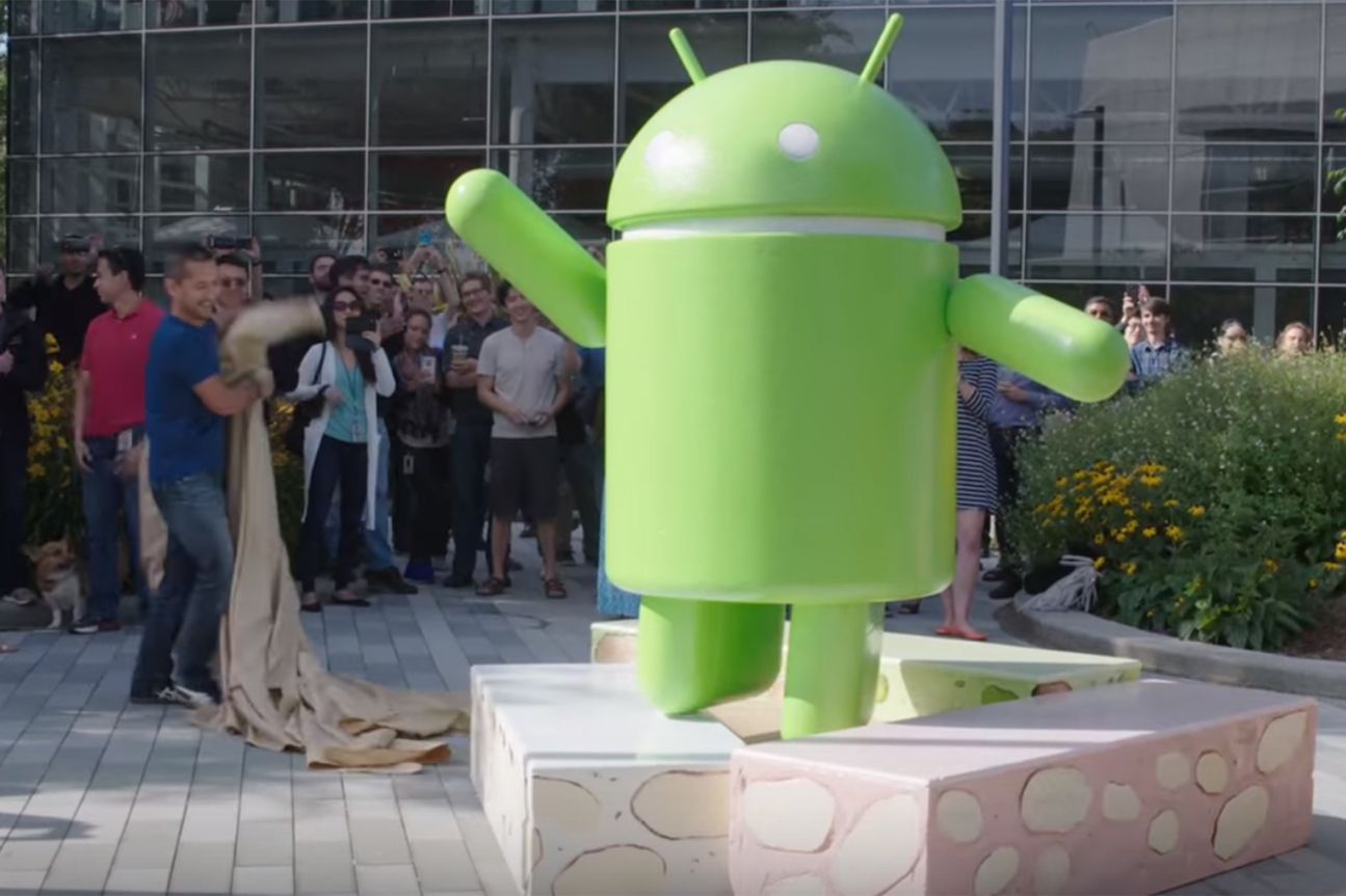 Android Nougat Statue