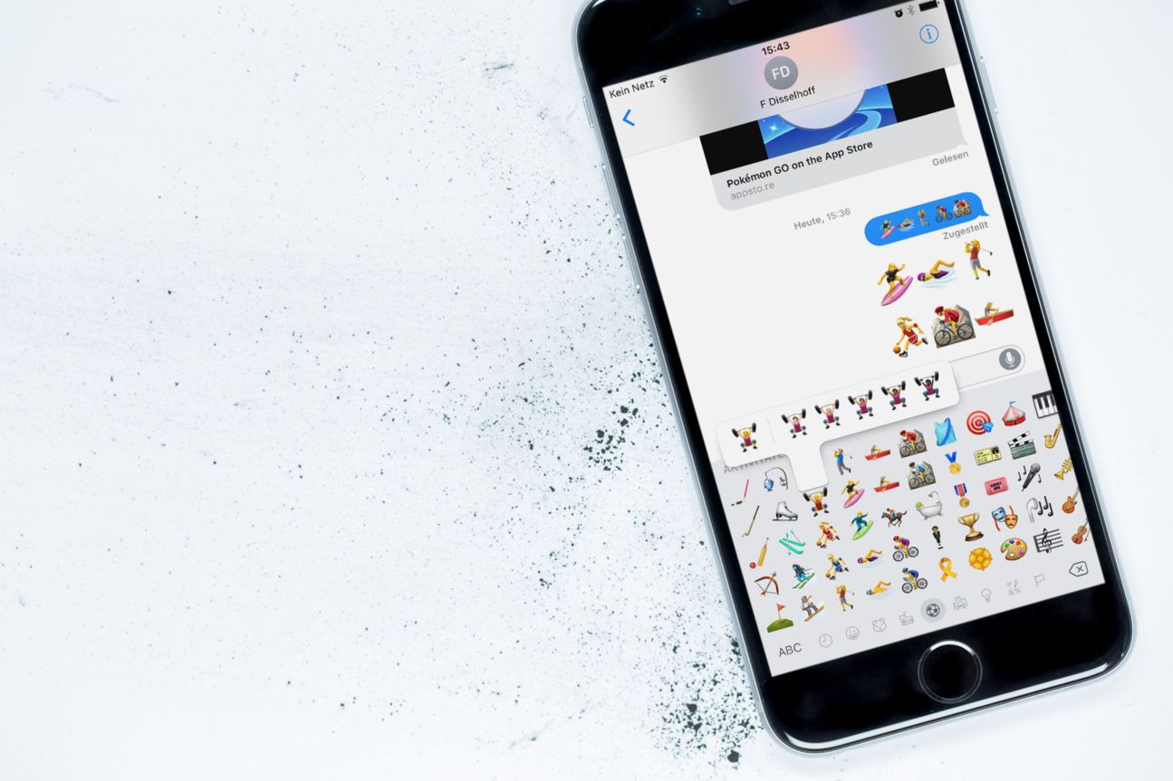 Über 100 neue Emojis.