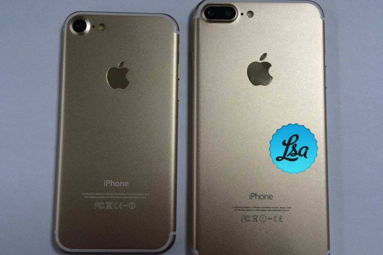 iPhone 7 und Plus Leak gold