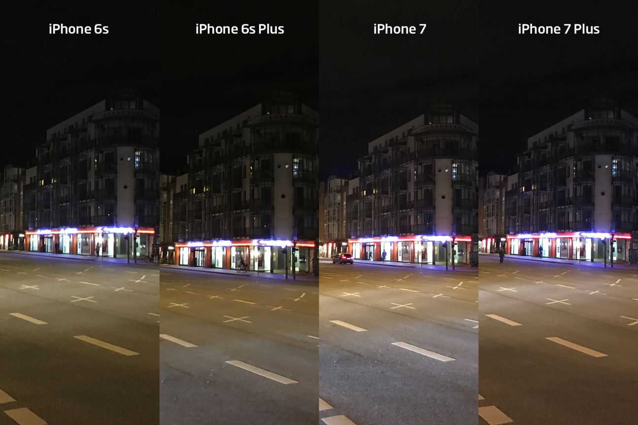 iPhone 6s, 6s Plus,7, 7 Plus Kameravergleich Nacht