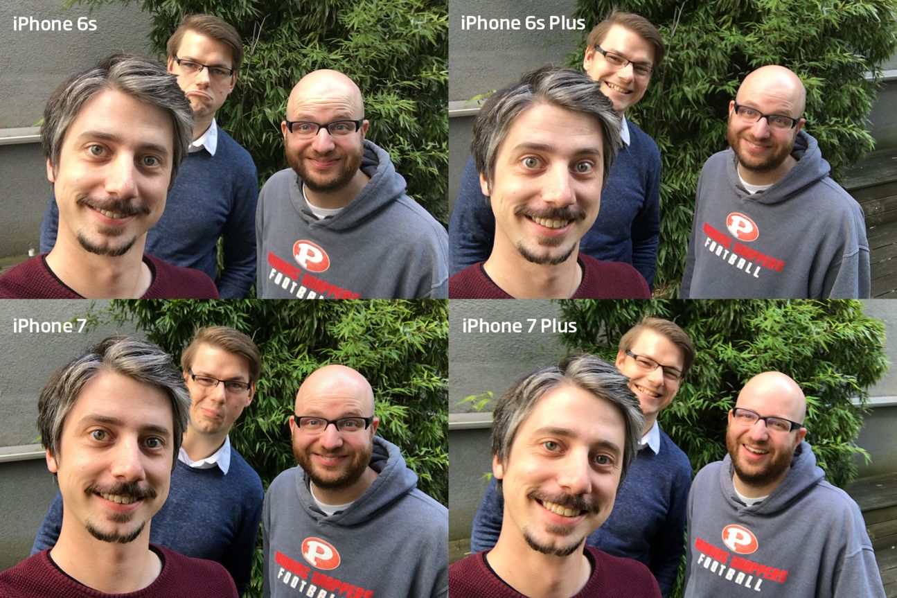 iPhone 6s, Plus,7, Plus Kameravergleich Selfie