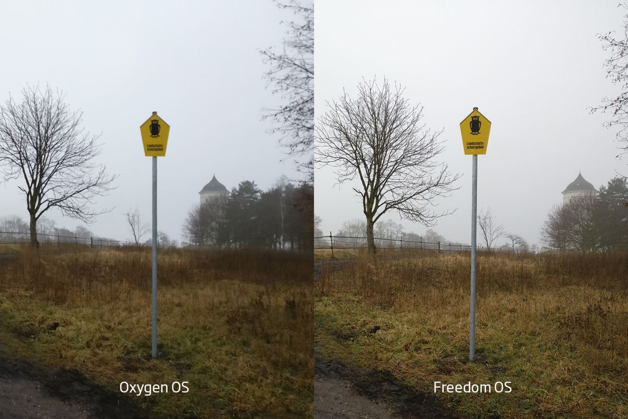 Oxygen OS vs Freedom OS Kameravergleich