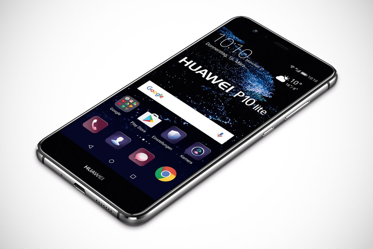 Huawei P10 Lite mit 5,2 Zoll großem Display.