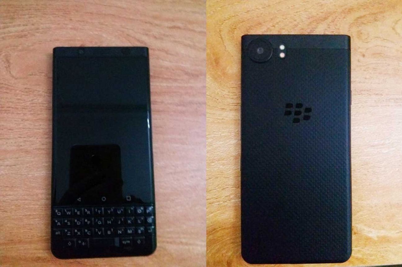 So soll das BlackBerry KeyOne in Schwarz aussehen