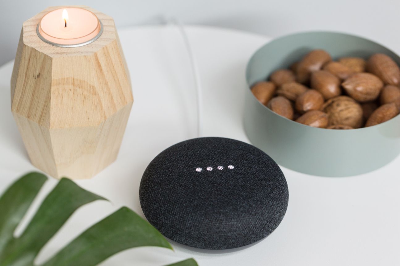 Google Home mini von oben