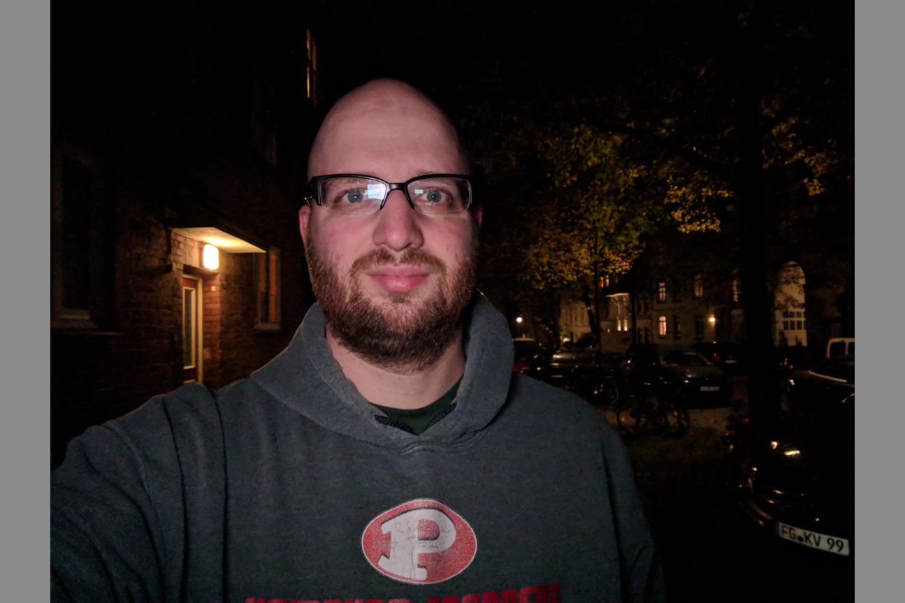 selfie nacht blitz pixel2