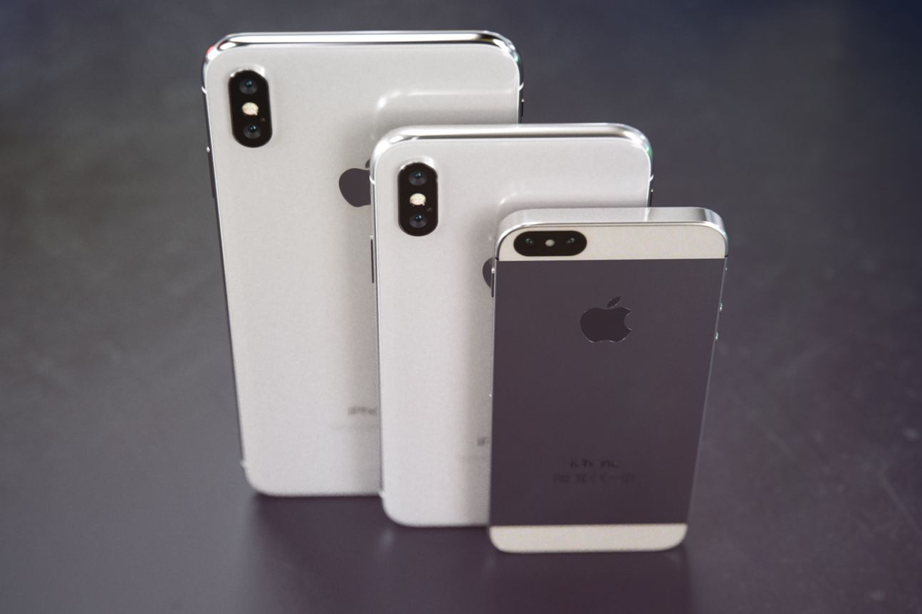 Images of iPhone XS + iPhone X + iPhone XL