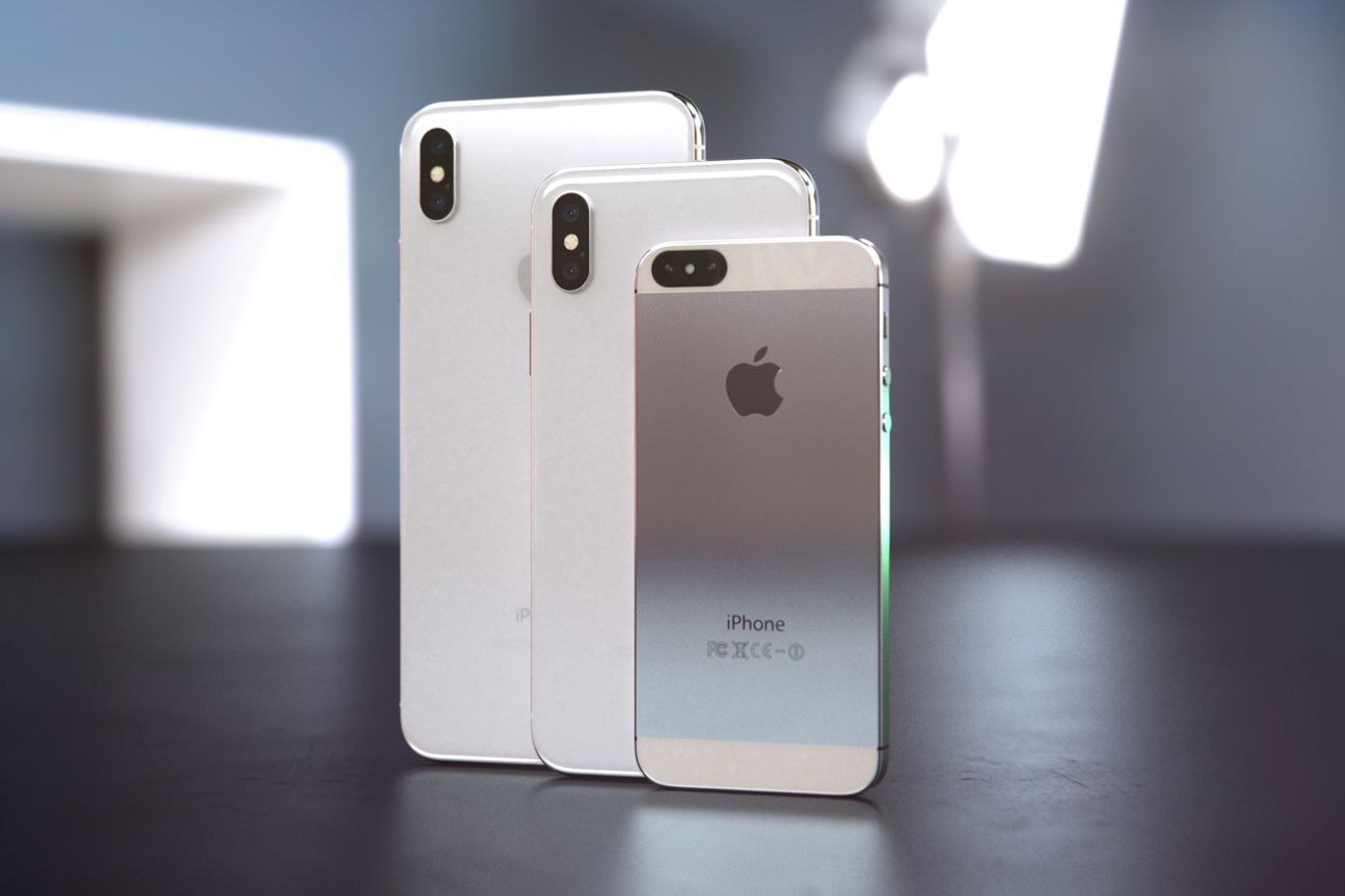 Images of iPhone XS + iPhone X + iPhone XL