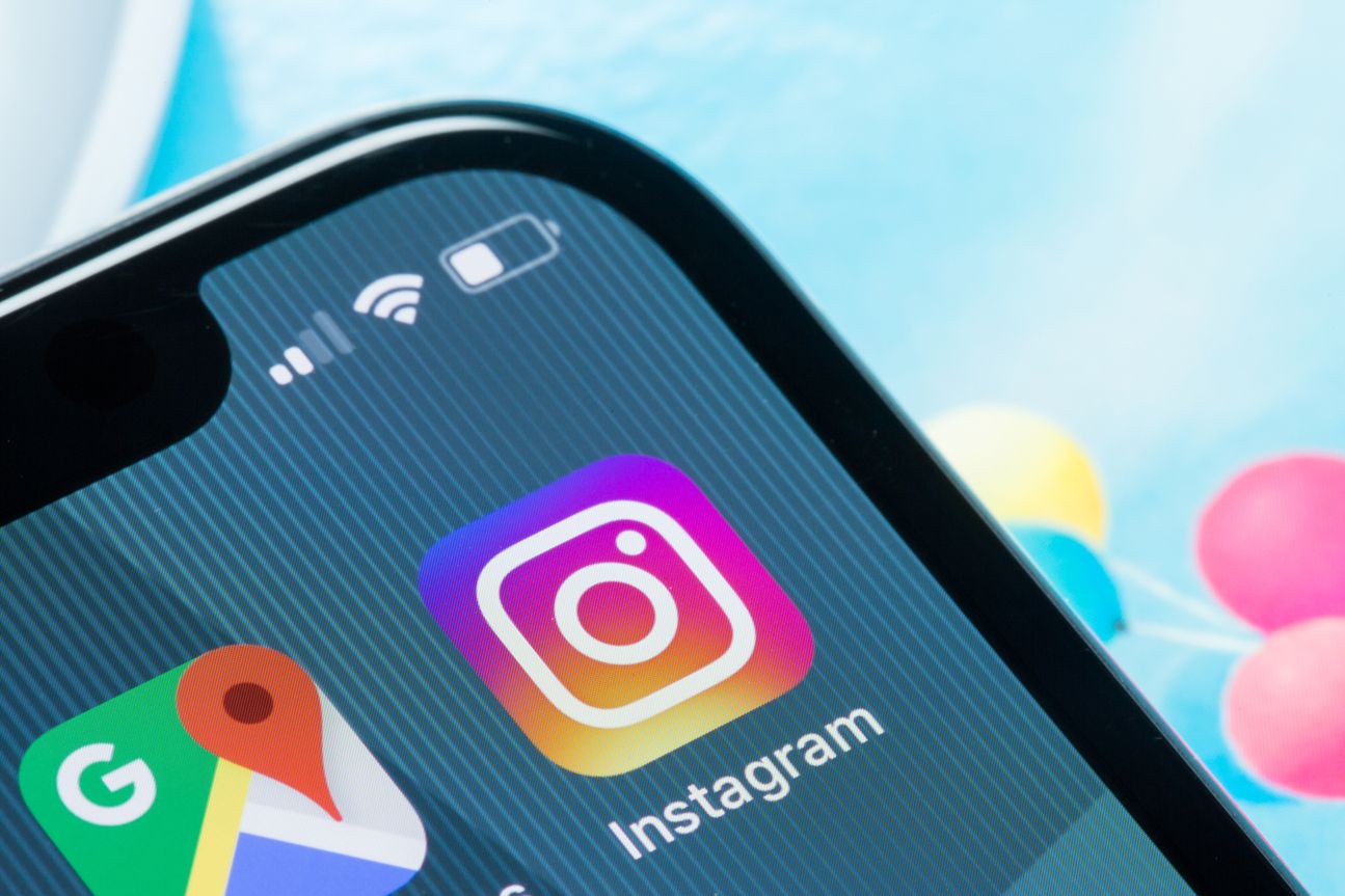 Instagram auf dem iPhone X