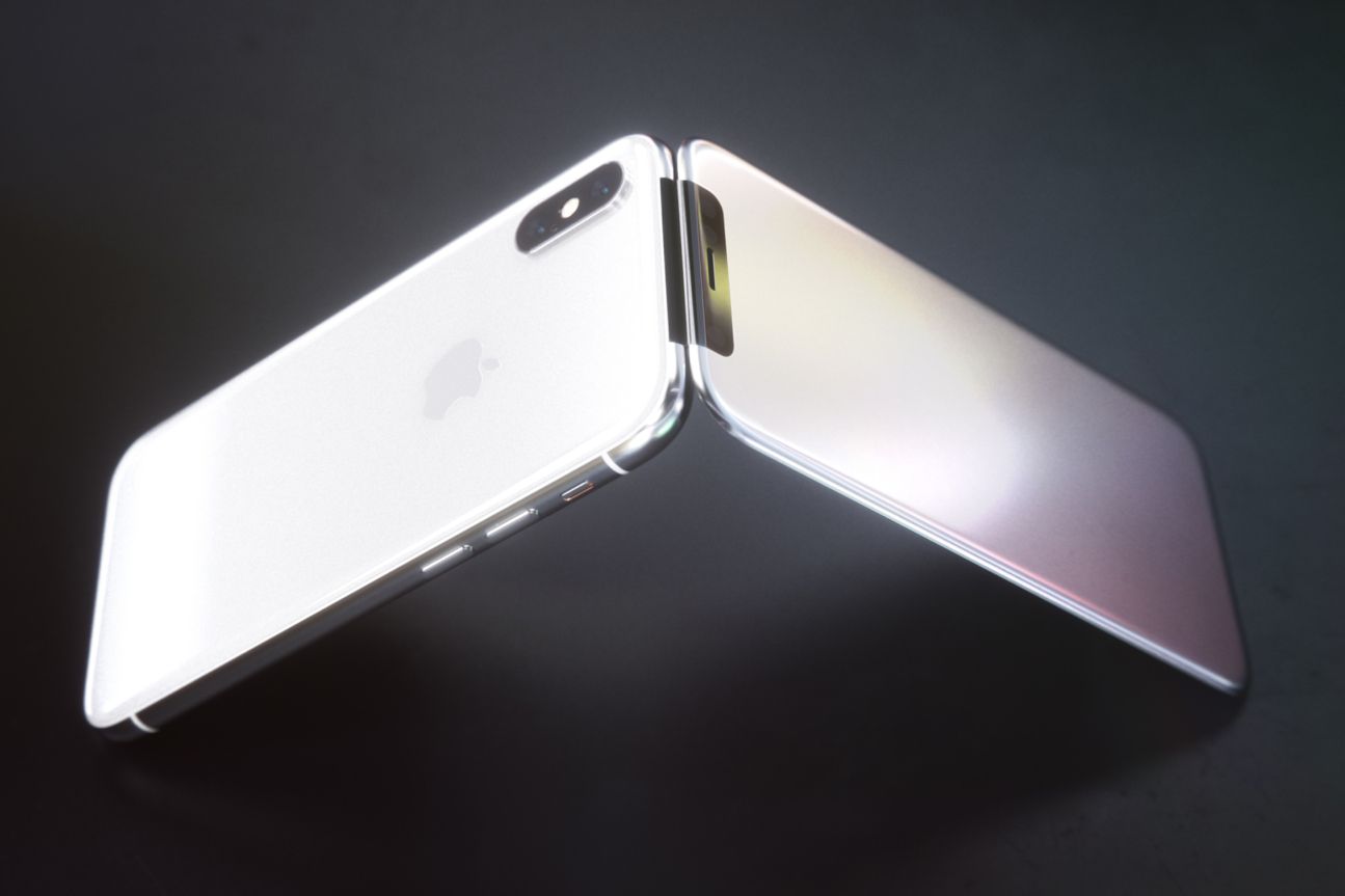 iPhone X folding concept, curved labs