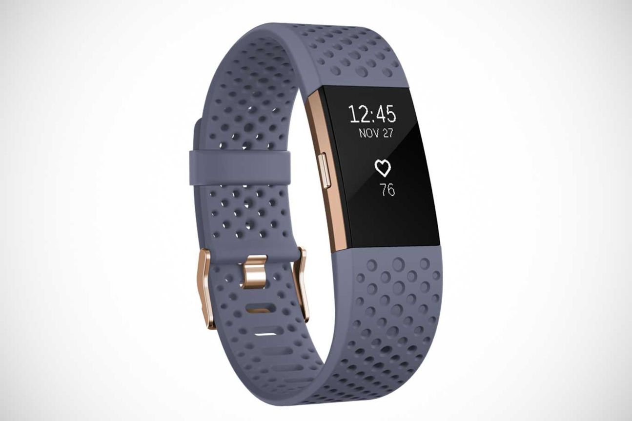 Die Fitbit Charge 2 gibt es in Blaugrau als Limited Edition