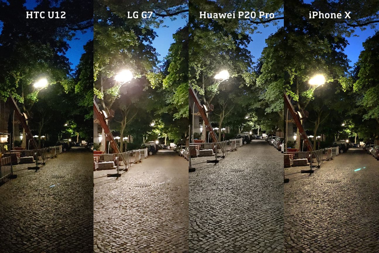 HTC U12 Plus vs. LG G7 vs. Huawei P20 Pro vs. iPhone X Kameravergleich