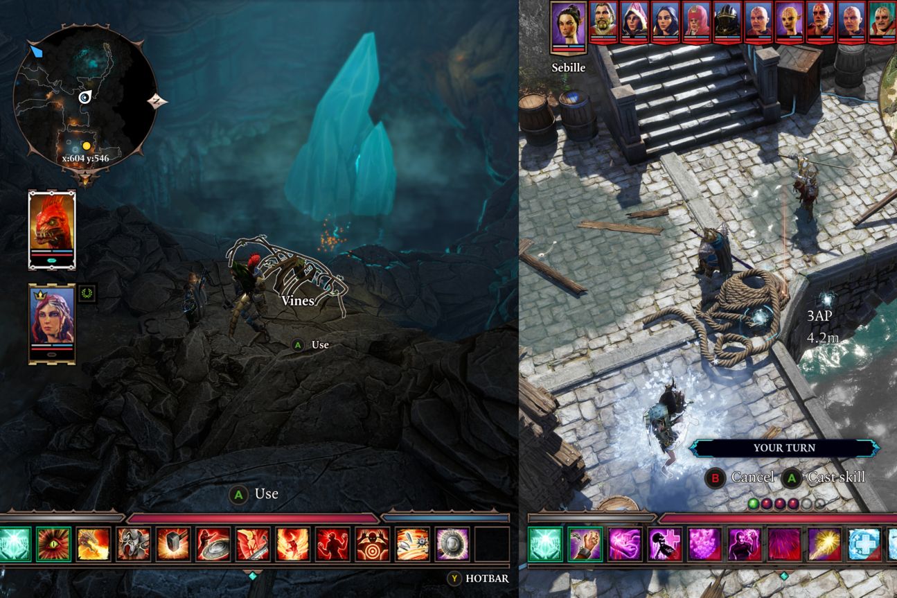 Divinity 2 Spit Screen Modus