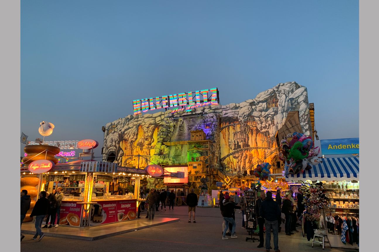 Fahrgeschäft auf dem Münchener Oktoberfest