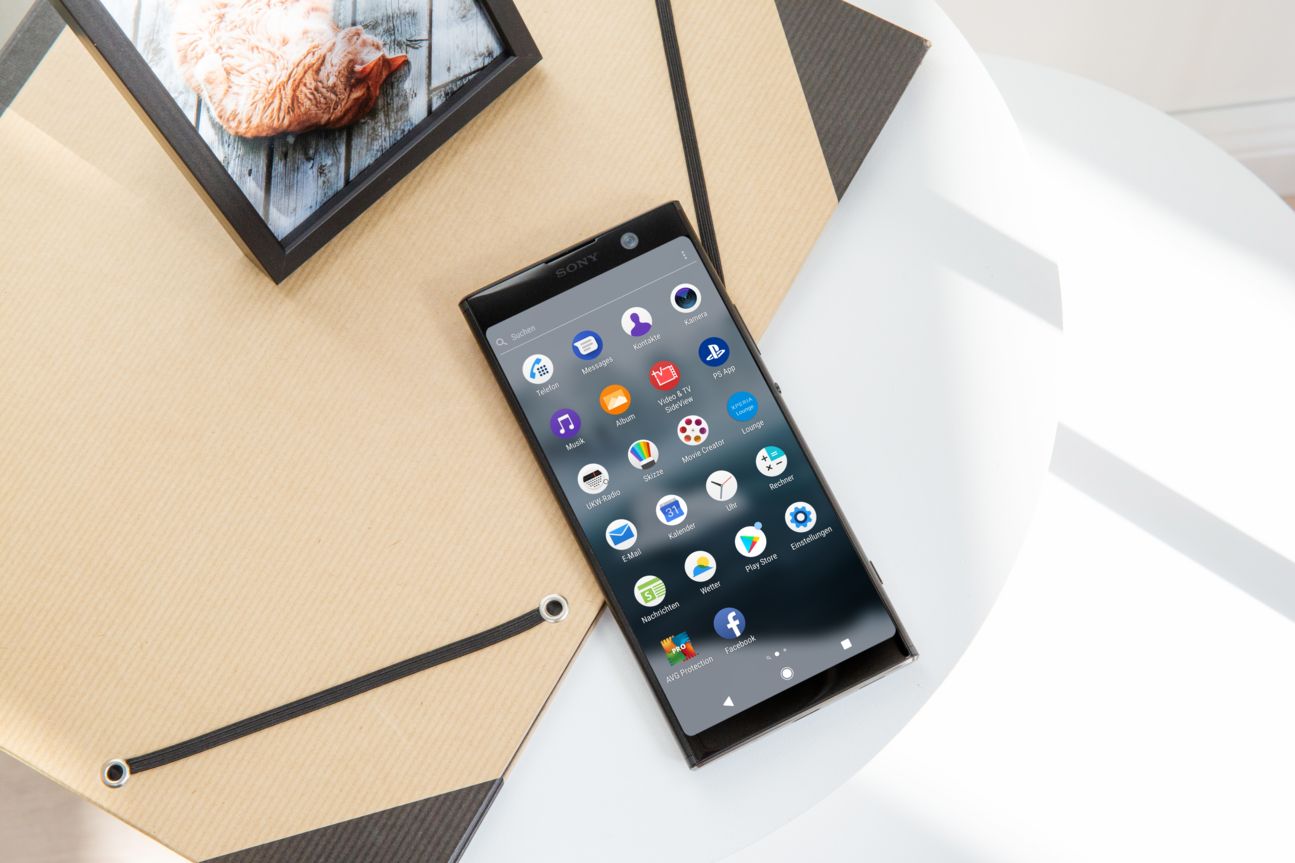 Sony Xperia XA2 Plus mit App-Galerie