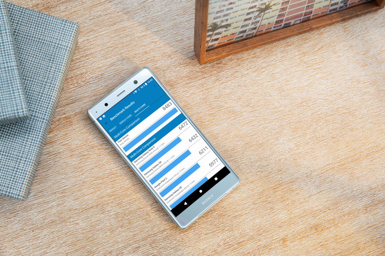 Sony Xperia XZ2 Premium, Screenshot