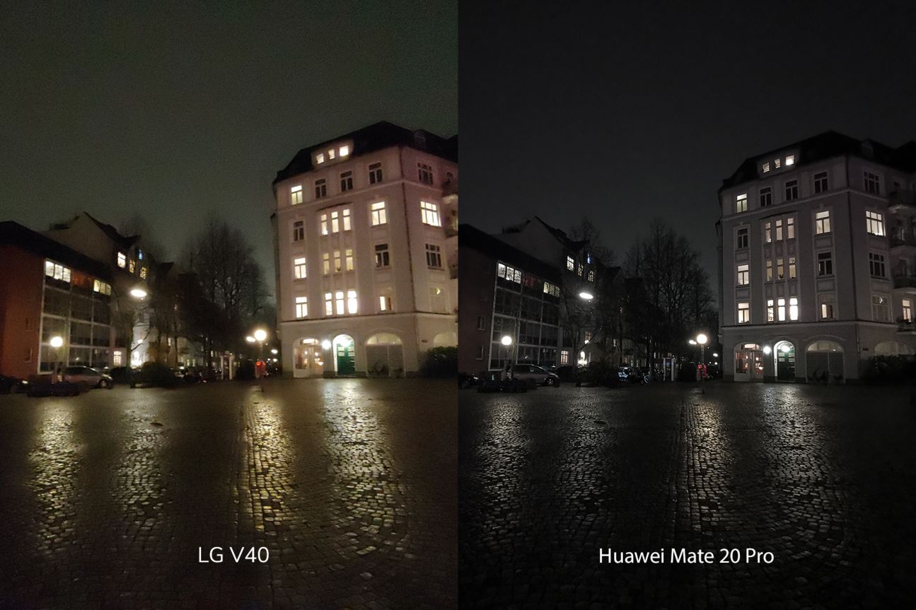 Kameravergleich LG V40 und Huawei Mate 20 Pro