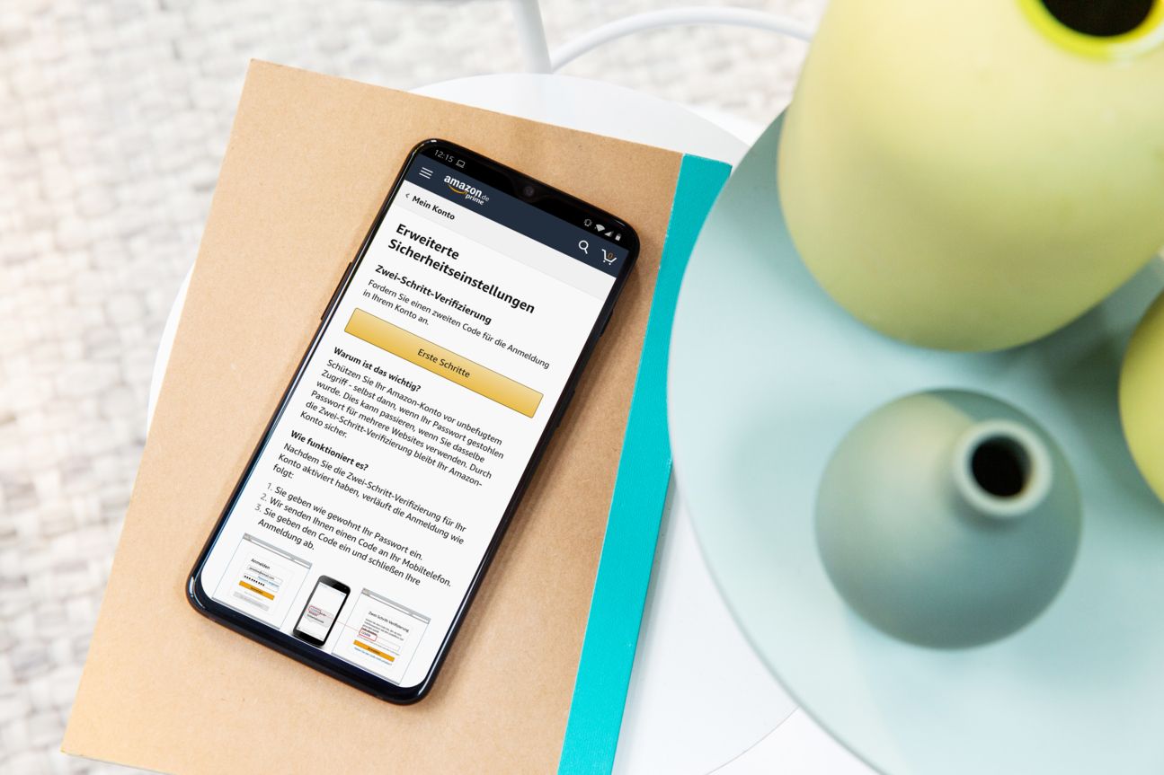  Zwei-Schritt-Verifizierung bei Amazon.