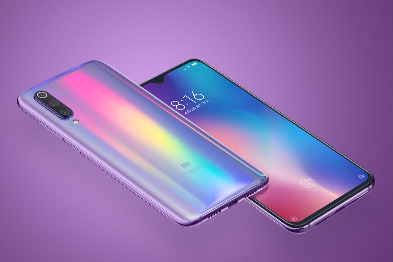 Xiaomi Mi9 Vorder- und Rückseite