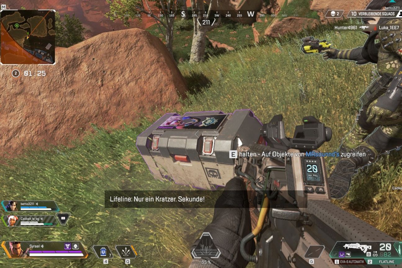 Tote Spieler hinterlassen in "Apex Legends" Kisten mit Loot