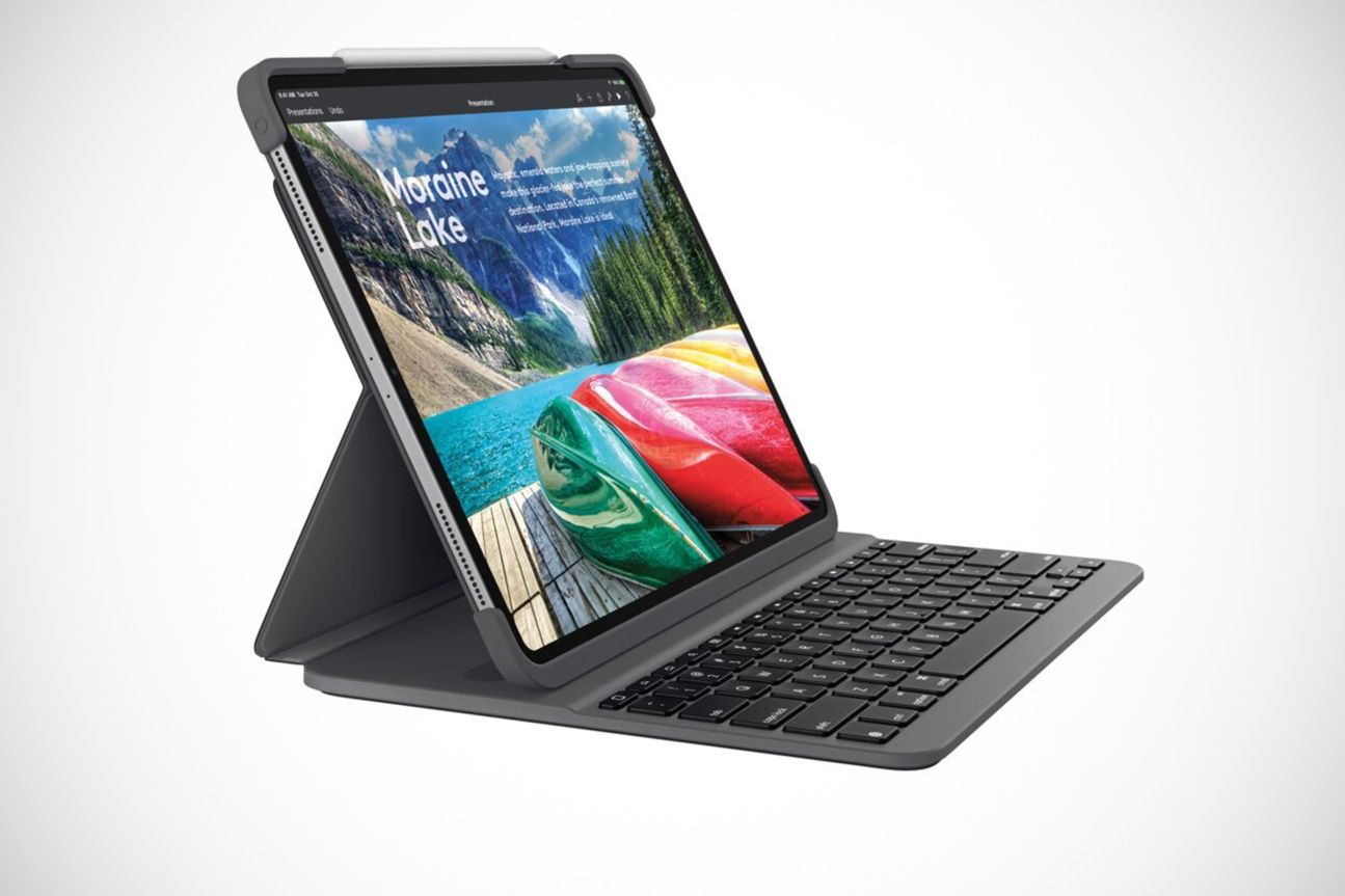 Logitech Slim Folio Pro ist eine Tastatur für das iPad Pro