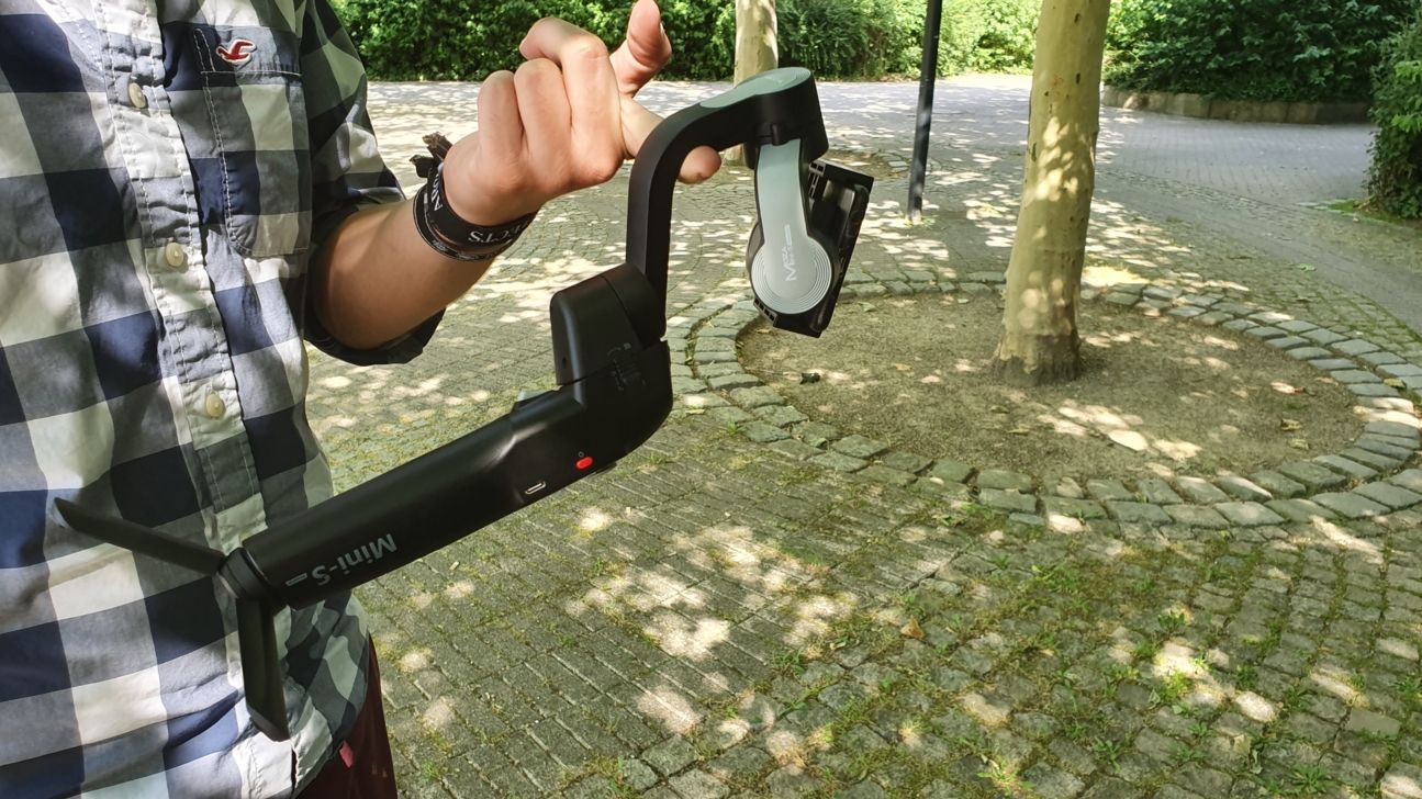 Smartphone-Gimbal MOZA Mini-S Schwerpunkt