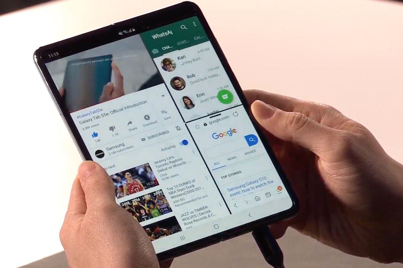 Nach dem Galaxy Fold kommt vielleicht ein ganz anderes flexibles Samsung-Smartphone