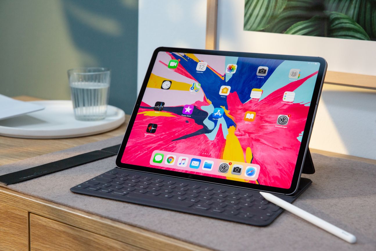 Apple iPad Pro 2018 mit Apple Pencil unterstützt iPadOS