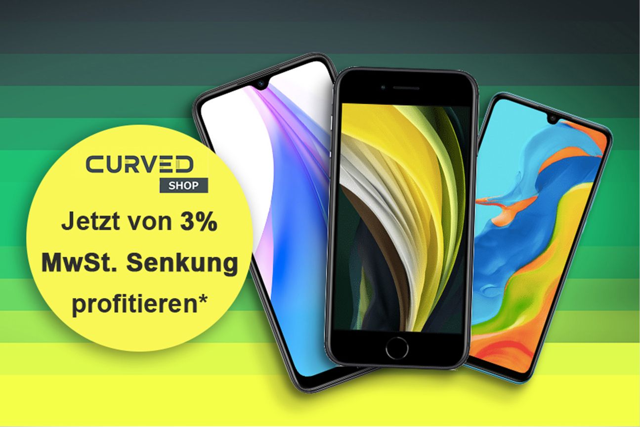 Mehrwertsteuer Banner CURVED