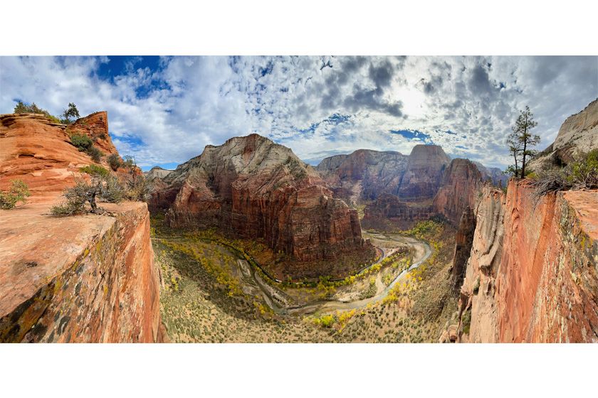 Bild aus den Zion-Nationalpark, aufgenommen mit dem Ultraweitwinkel des iPhone 12 Pro Max