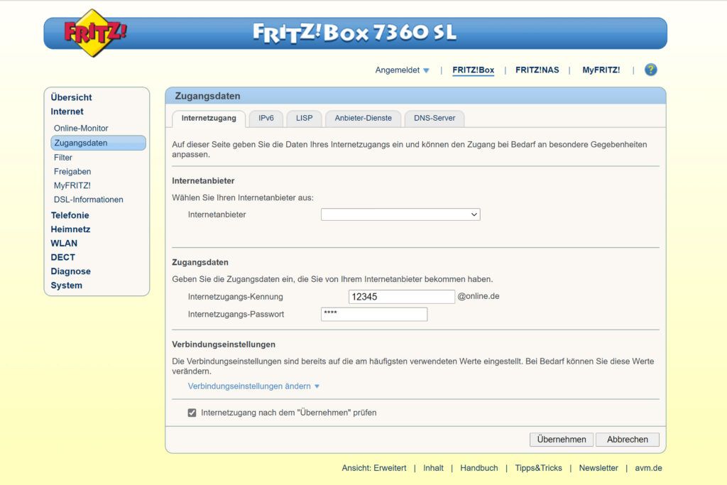 Blinkt die Fritz!Box, kann die Lösung dafür in ihren Einstellungen liegen.