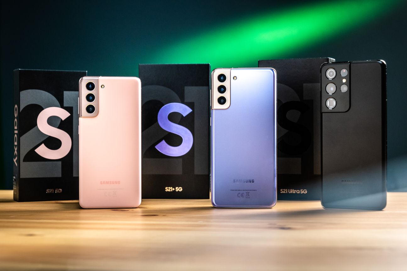 Die Galaxy-S21-Serie im Vergleich Rückseite