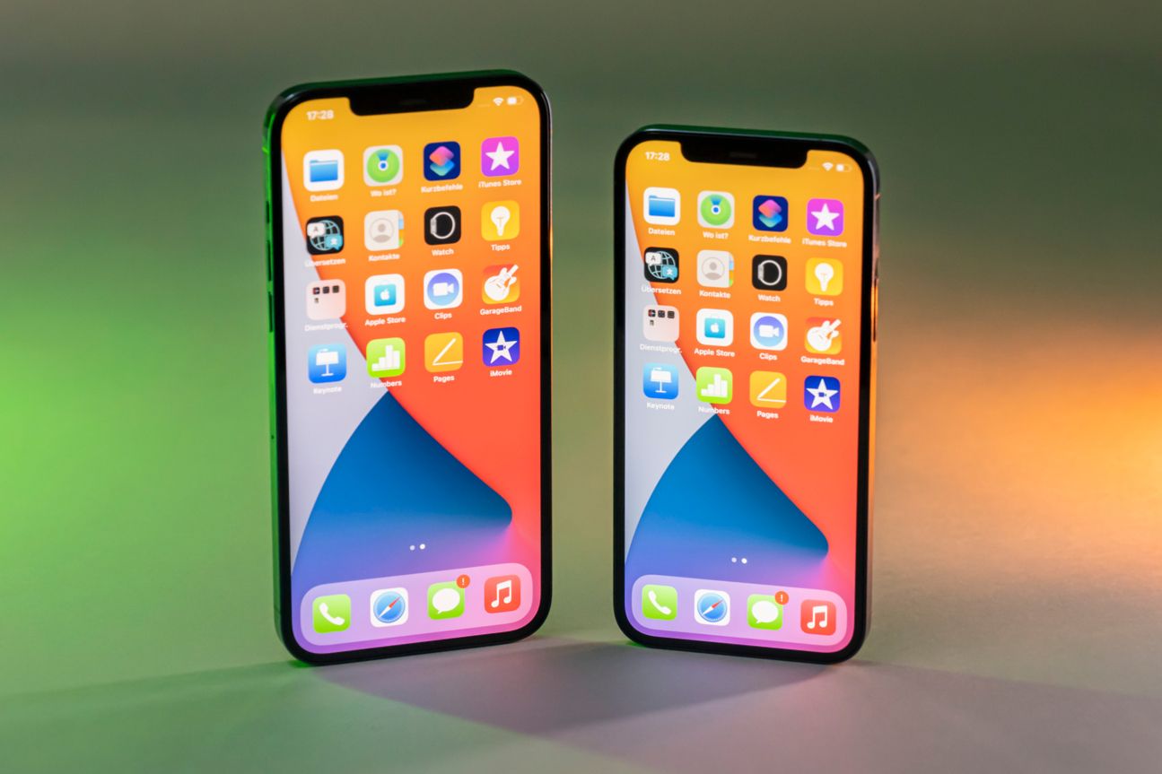 iPhone 12 Pro Max vs iPhone 12 Pro Größenvergleich