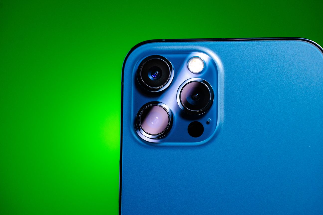 iPhone 12 Pro Max Kamera-Linsen und LiDAR-Sensor