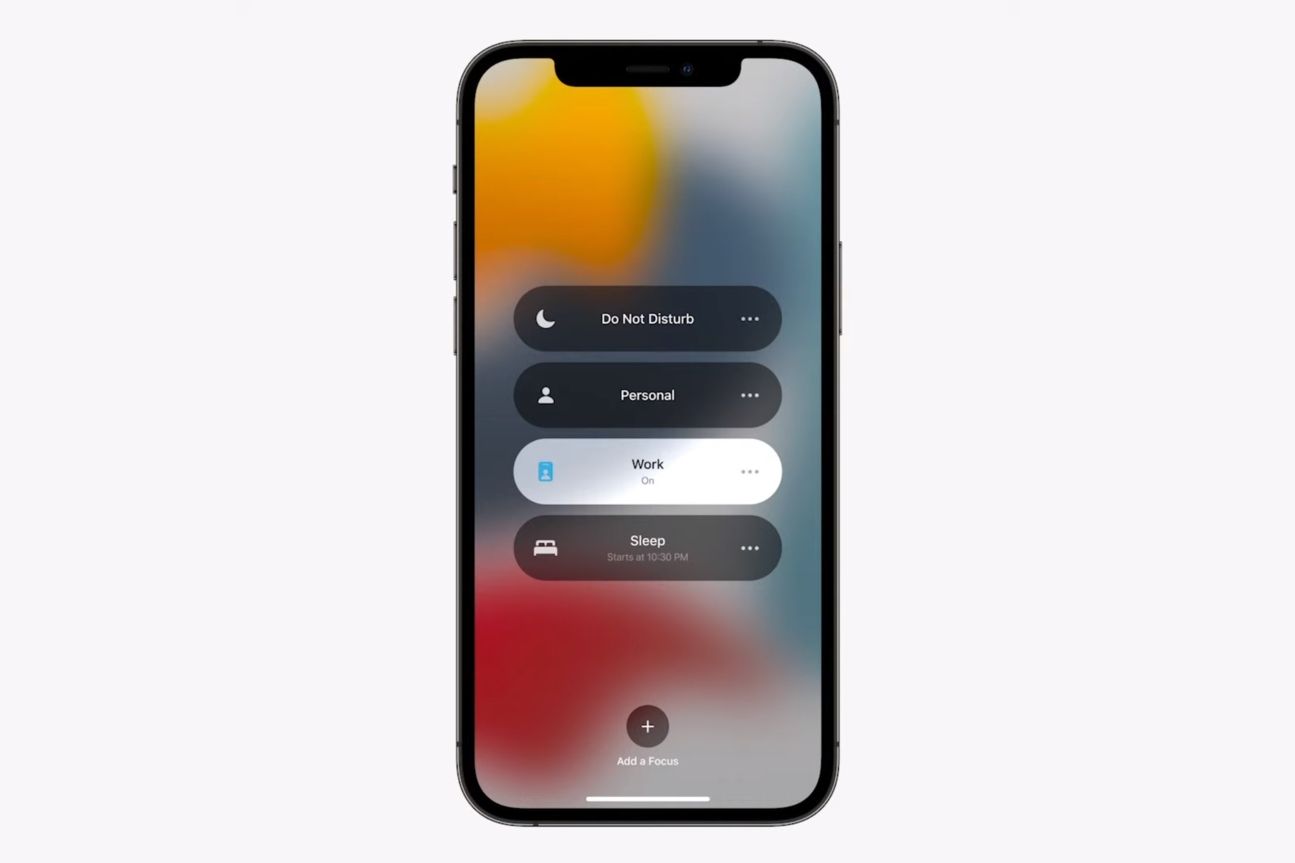 iOS 15: Fokus-Modus