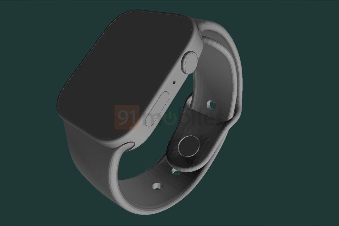 Apple Watch Series 7 CAD Render