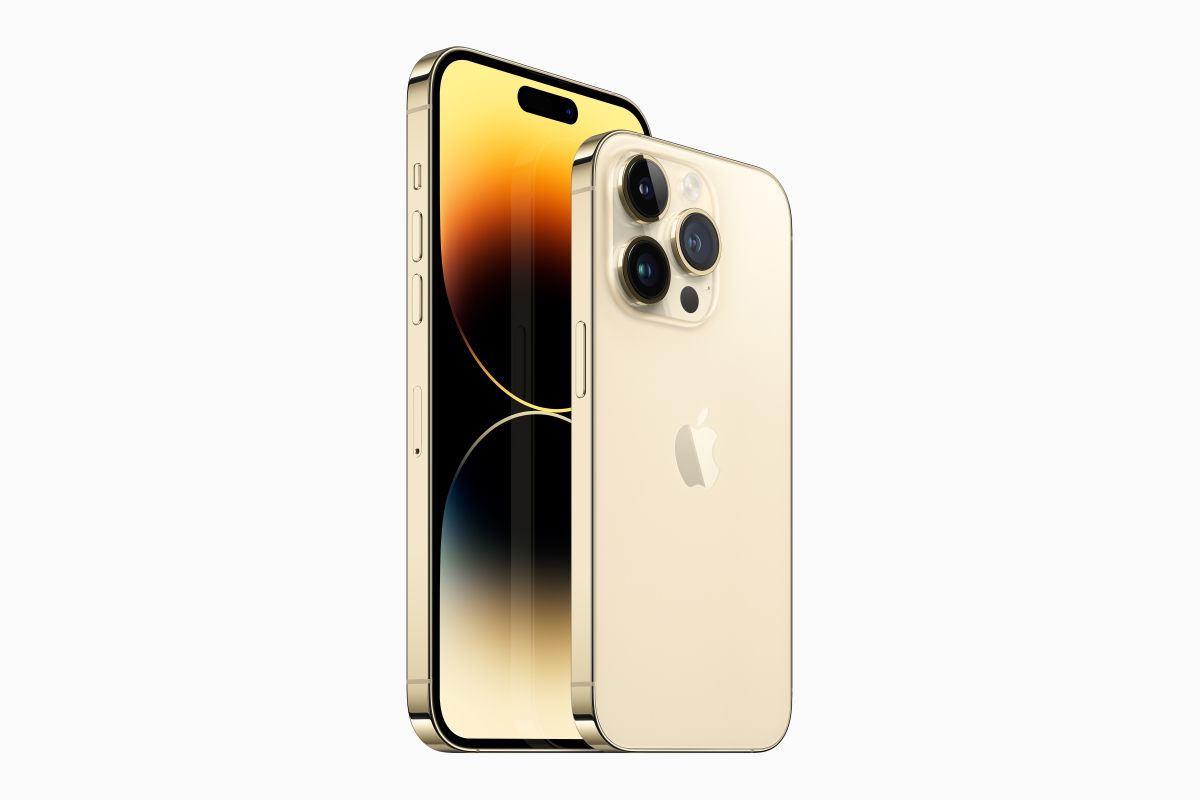 iPhone 14 Pro und iPhone 14 Pro Max Gold