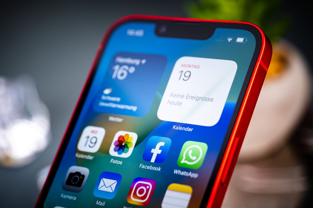 iPhone 14 Display mit Apps