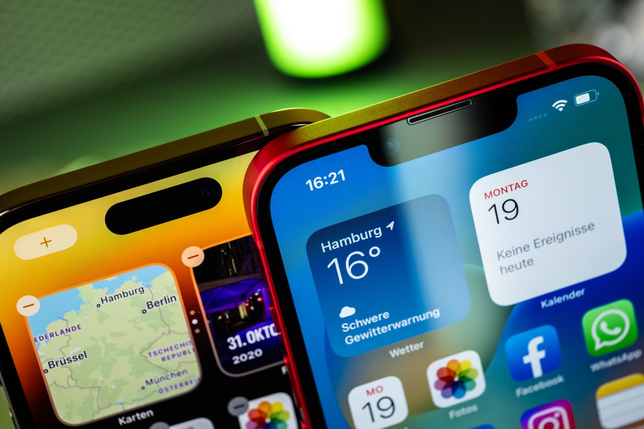 iphone 14 und iphone 14 pro notch