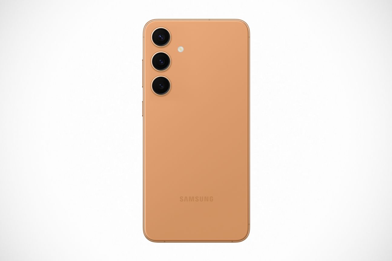 Galaxy S24+ in der Farbe Sandstone Orange