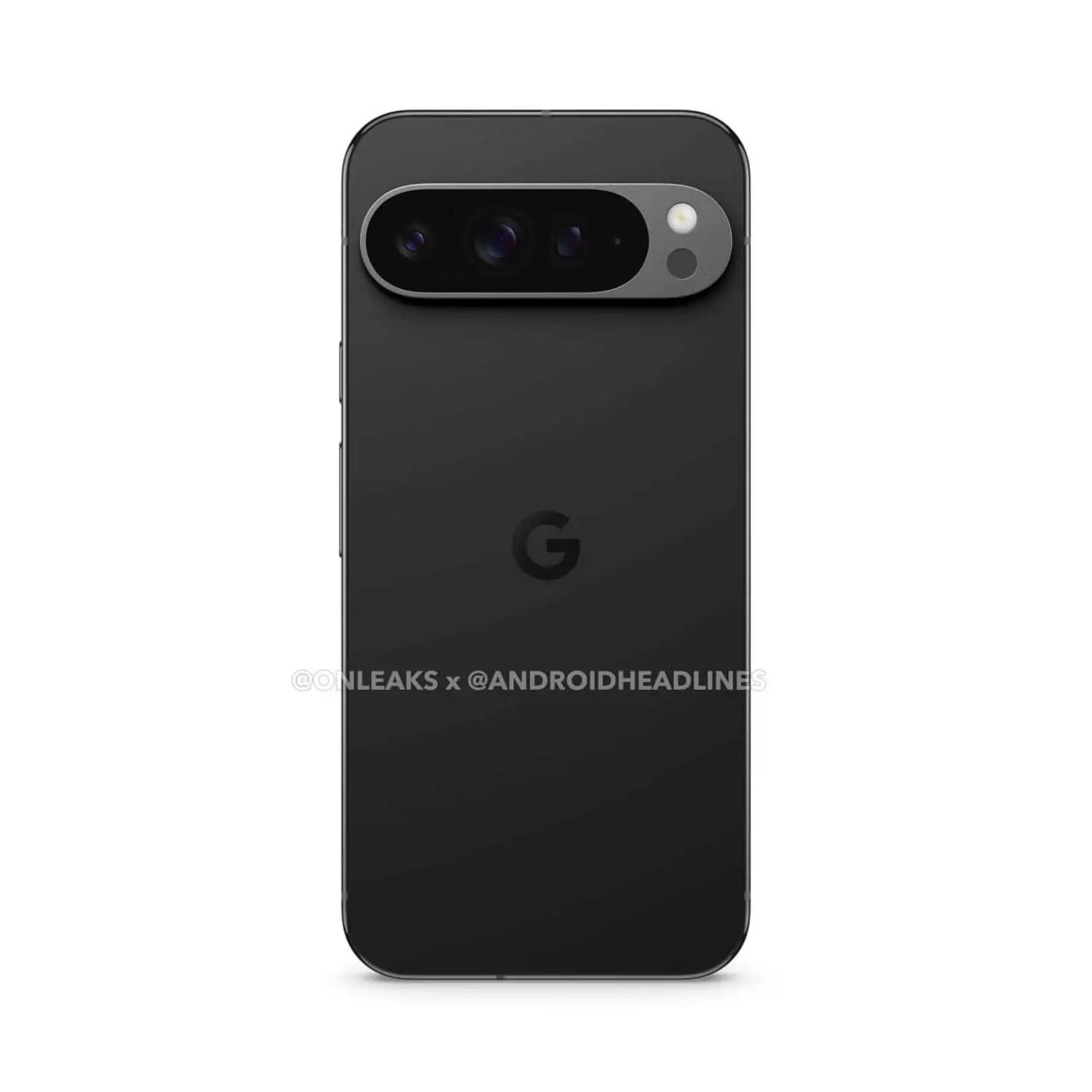 Google Pixel 9 Pro Farbe Obsidian Render-Leak