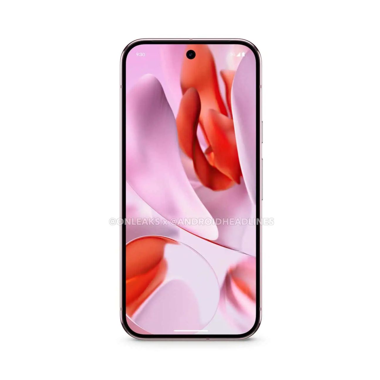 Google Pixel 9 Pro Farbe Pink Render-Leak